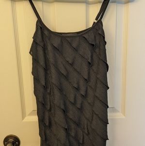 Fun adjustable strap 'night out' tank, size XS